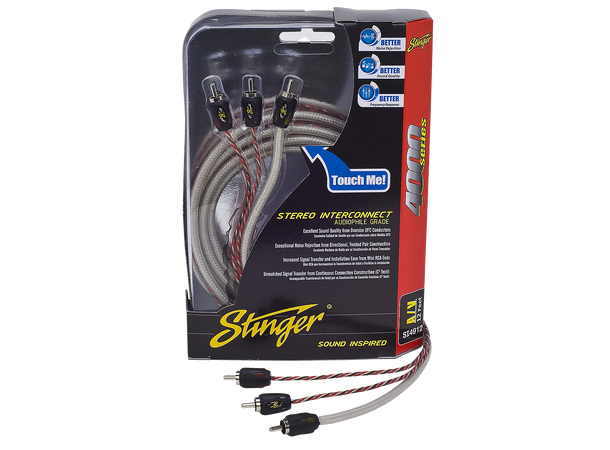 Stinger - SI4912 Signalkabel 3,5m 4000 Serien, Audio/Video RCA 